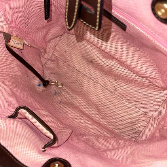 DOONEY & BOURKE Signature Canvas Print Tote Bag - Picture 7 of 10